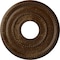 Ekena Millwork Valeriano Ceiling Medallion (Canopies up to 6 1/4"), 12 1/8"OD x 3 5/8"ID x 3/4"P, Root Beer Crackle CM12VARBC - alternate 1